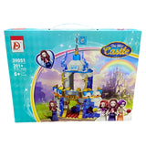 Blue Princess Castle Building Blocks Set – 201+ Pieces