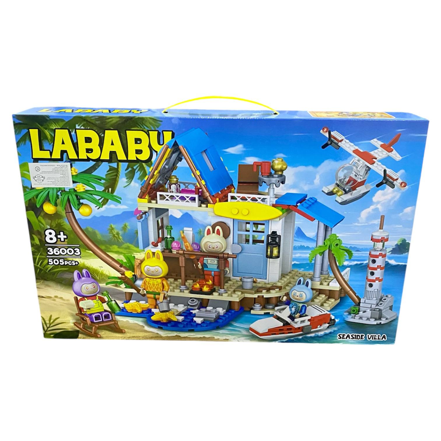 Seaside Villa Building Blocks Set – 505 Pieces
