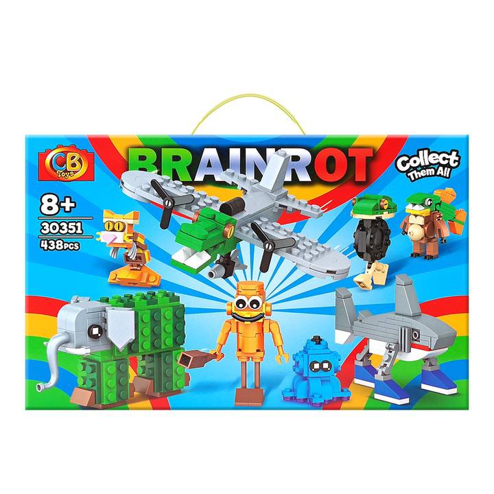 مجموعة مكعبات البناء Brainrot – 438 قطعة