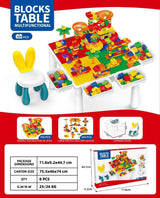Multi-Functional Building Blocks Table Set – 309 Pieces