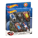 6-Piece Die-Cast Racing Car Set – Metal Collection with Display Case