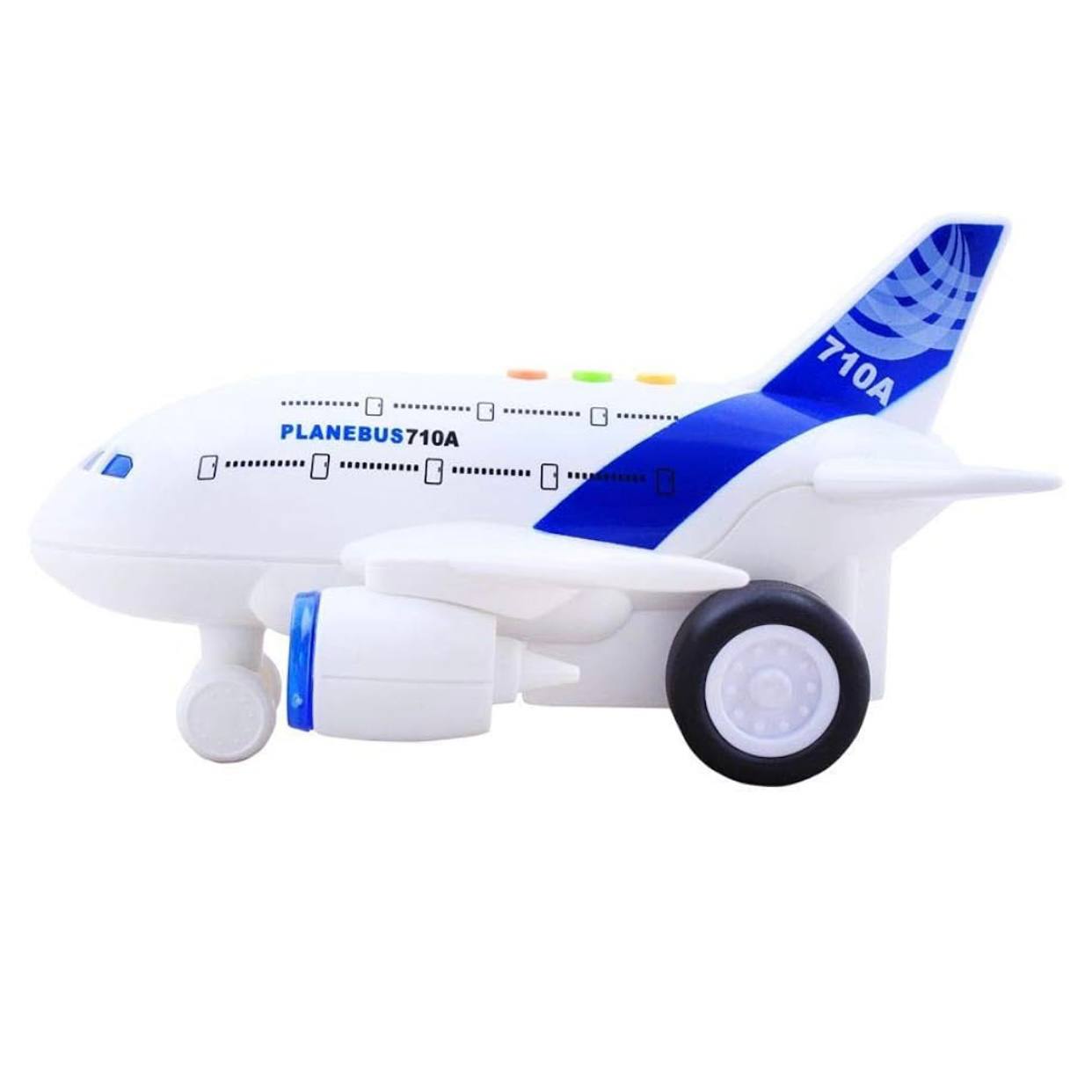 PLANEBUS 710A Jumbo Airplane – Light & Sound Aircraft Toy for Kids