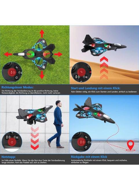 L0712 RC Fighter Plane – Remote Control Airplane for Kids