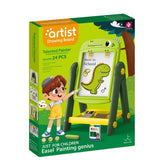 2-in-1 Dinosaur Drawing Board – Educational Double-Sided Easel for Kids