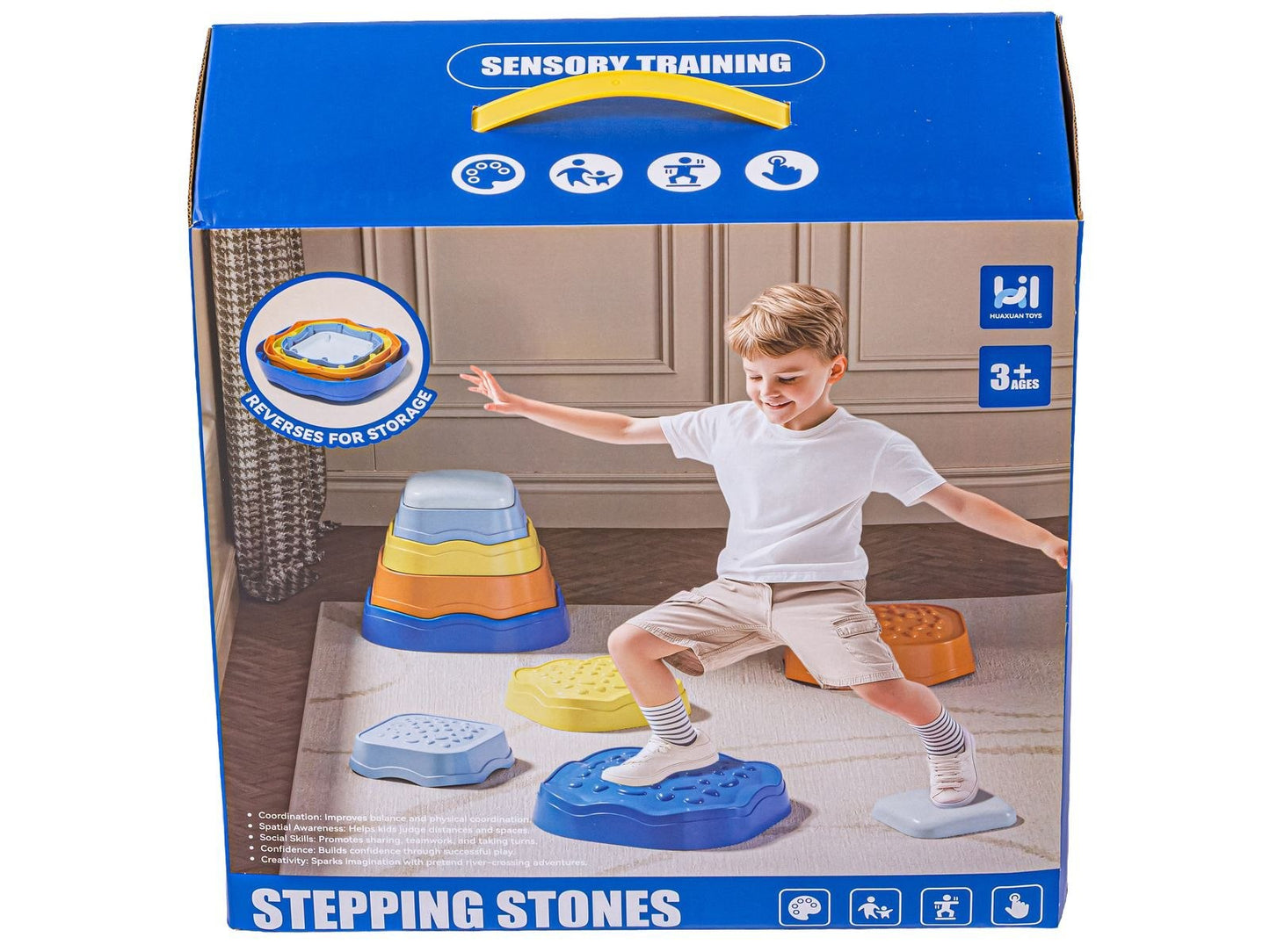 Stepping Stones Balance Set – Sensory & Coordination Activity for Kids