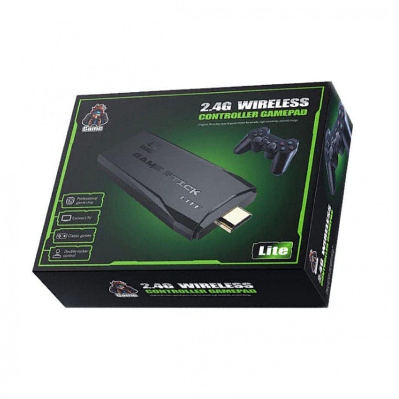 Game Stick Lite Wireless Console – 18,000+ Retro Games