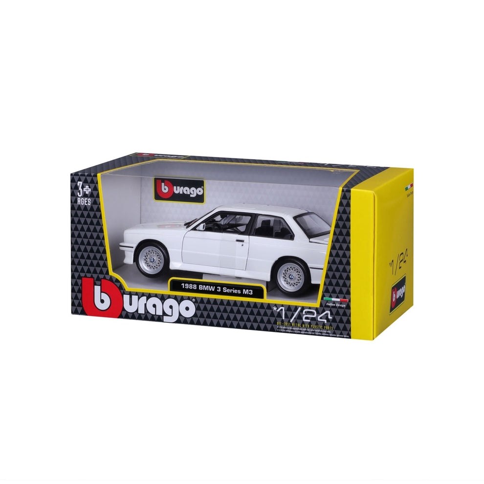 Bburago BMW M3 (E30) 1988 Die-Cast Model Car (1:24)