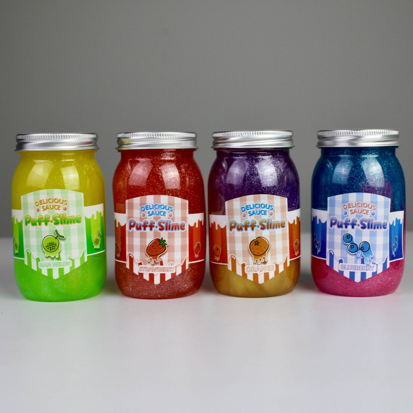 Puff Slime – Fluffy Glitter Slime with Fruity Scents