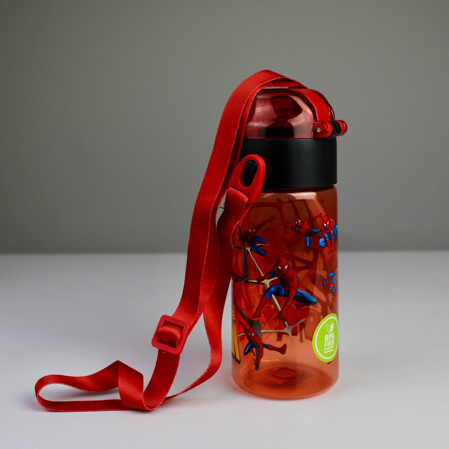 Smiggle Spider-Man Lunch Box & Bottle Set – 3-Compartment Lunch Box with Leak-Resistant Bottle