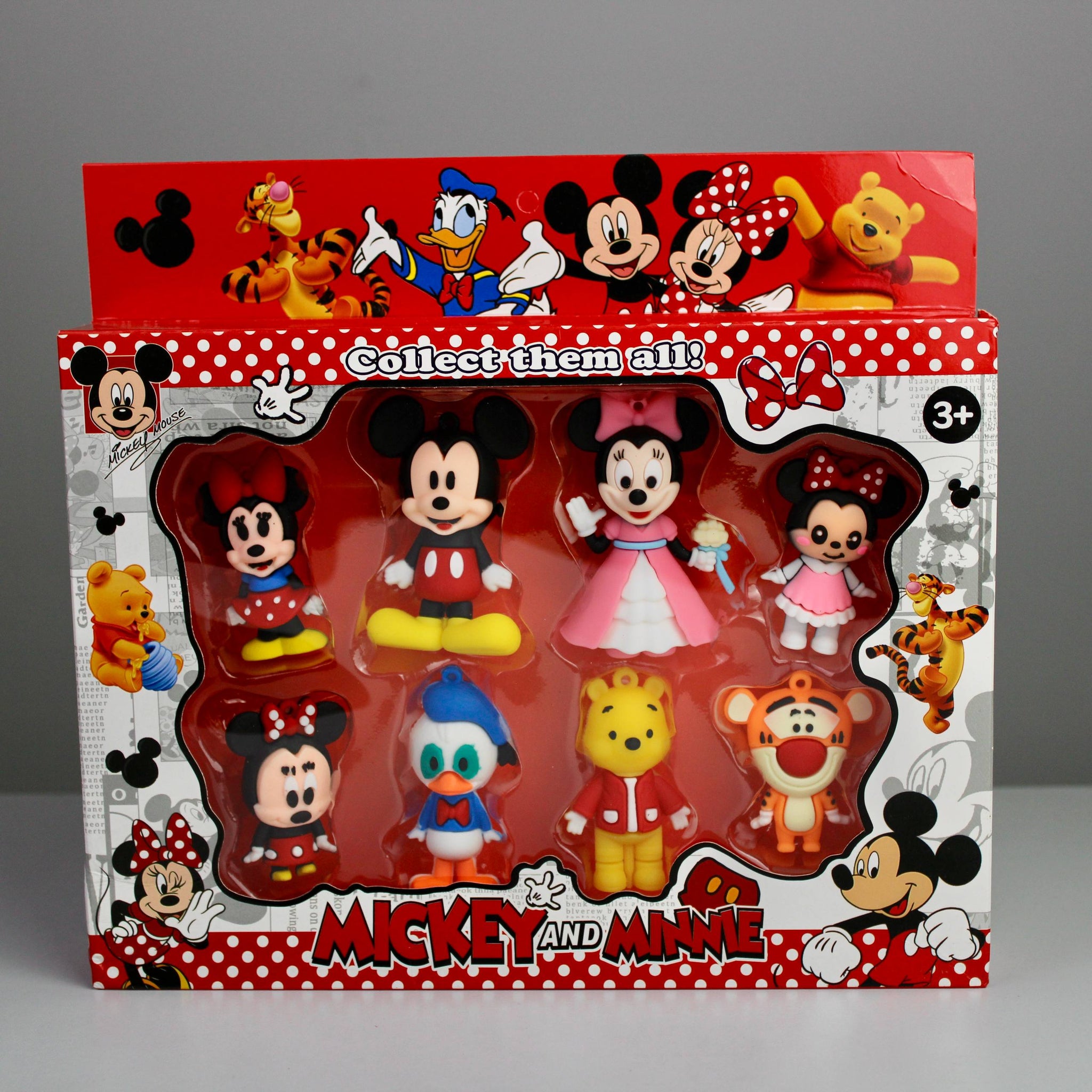 Disney 8-in-1 Mini Character Collection – Mickey, Minnie, Donald & More