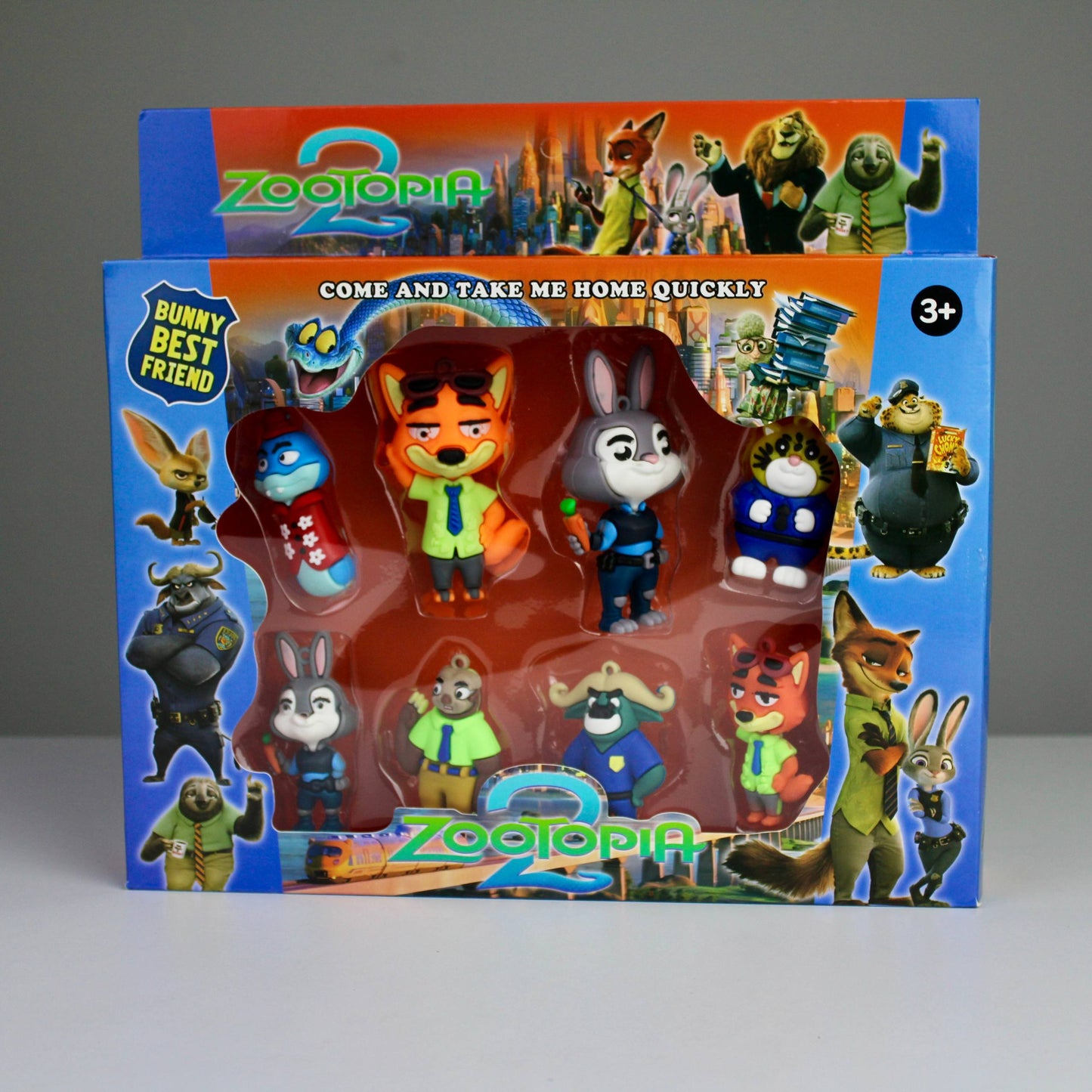 Zootopia 8-in-1 Mini Character Collection – Judy, Nick & More