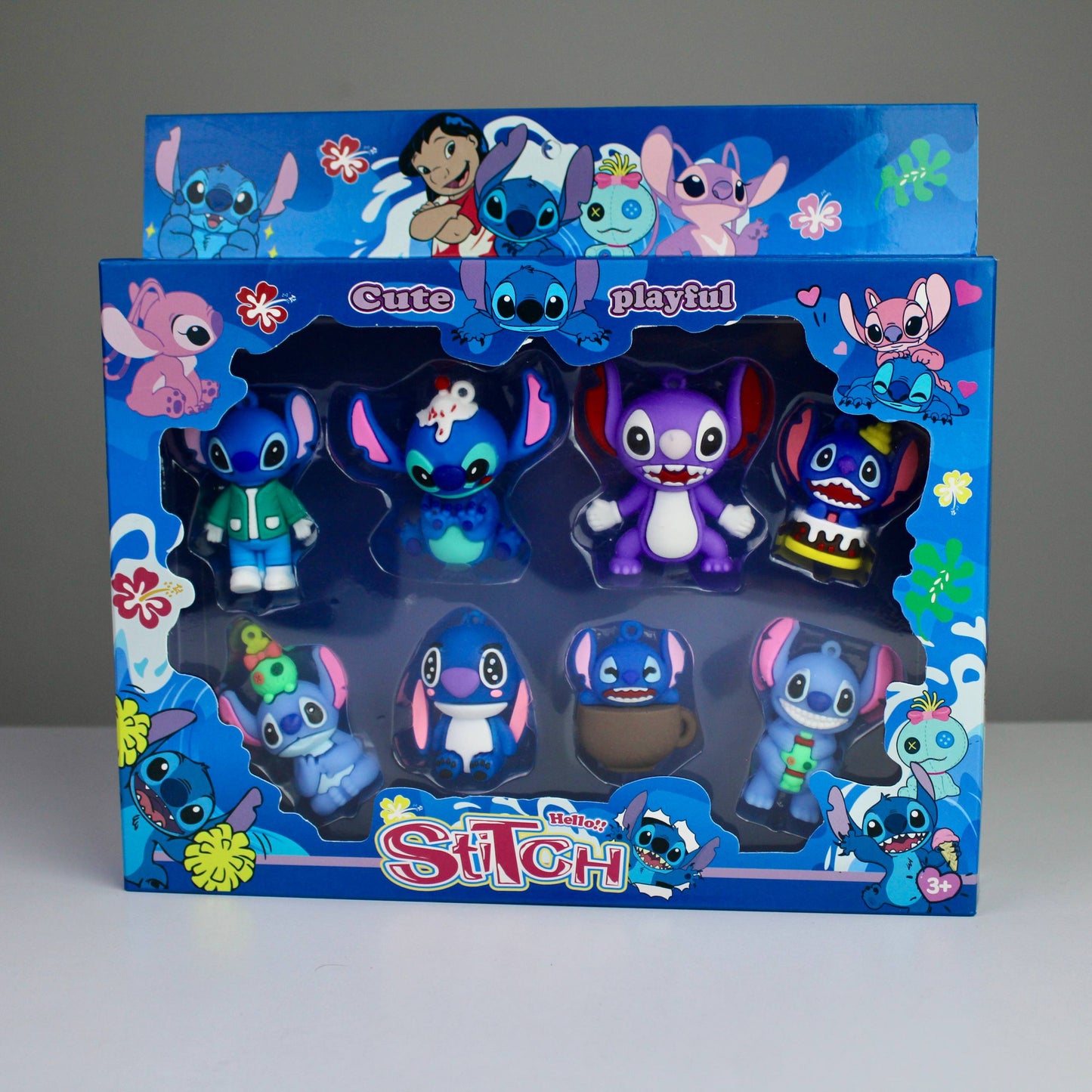 Stitch 8-in-1 Mini Figure Collection – 8 Cute & Colorful Stitch Designs