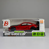 BMW M4-Inspired Racing Car Die-Cast 1:28 – Metal Model with Lights & Sounds