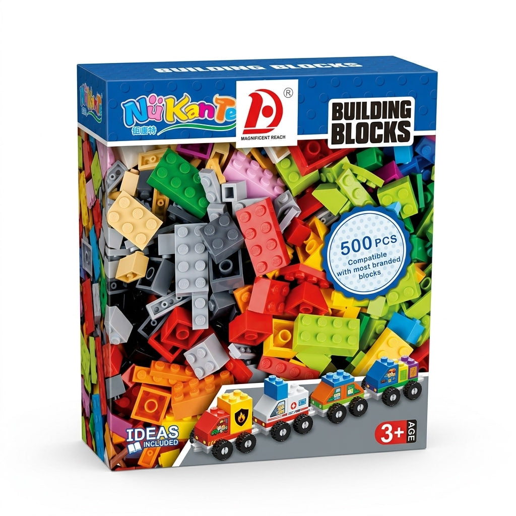 500-Piece Building Blocks Set – Creative Construction & STEM Learning Toy