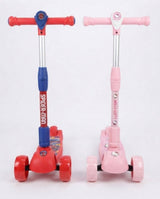 Spider-Man & Kitty Kids Scooter – 3-Wheel Adjustable Height Scooter