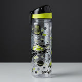 Smiggle Space Kids Water Bottle – 650ml BPA-Free Bottle with Straw