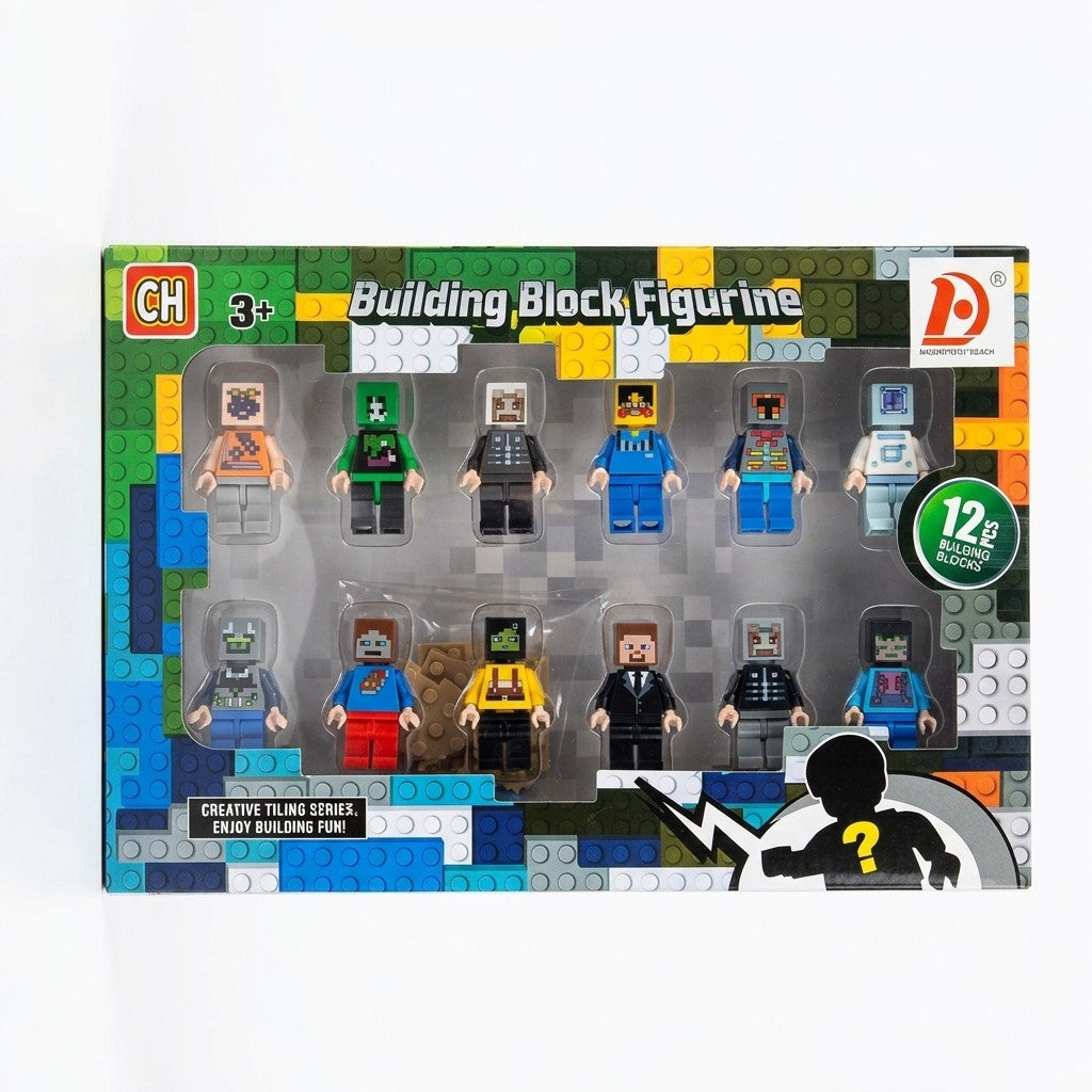 Minecraft Mini Figures – 12-Piece Character Set