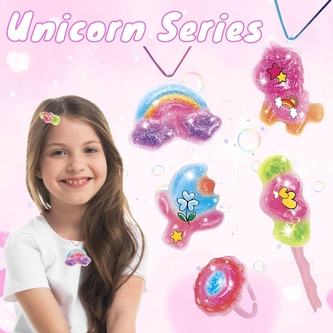 Soft Gel Unicorn – DIY Unicorn Jewelry Making Kit
