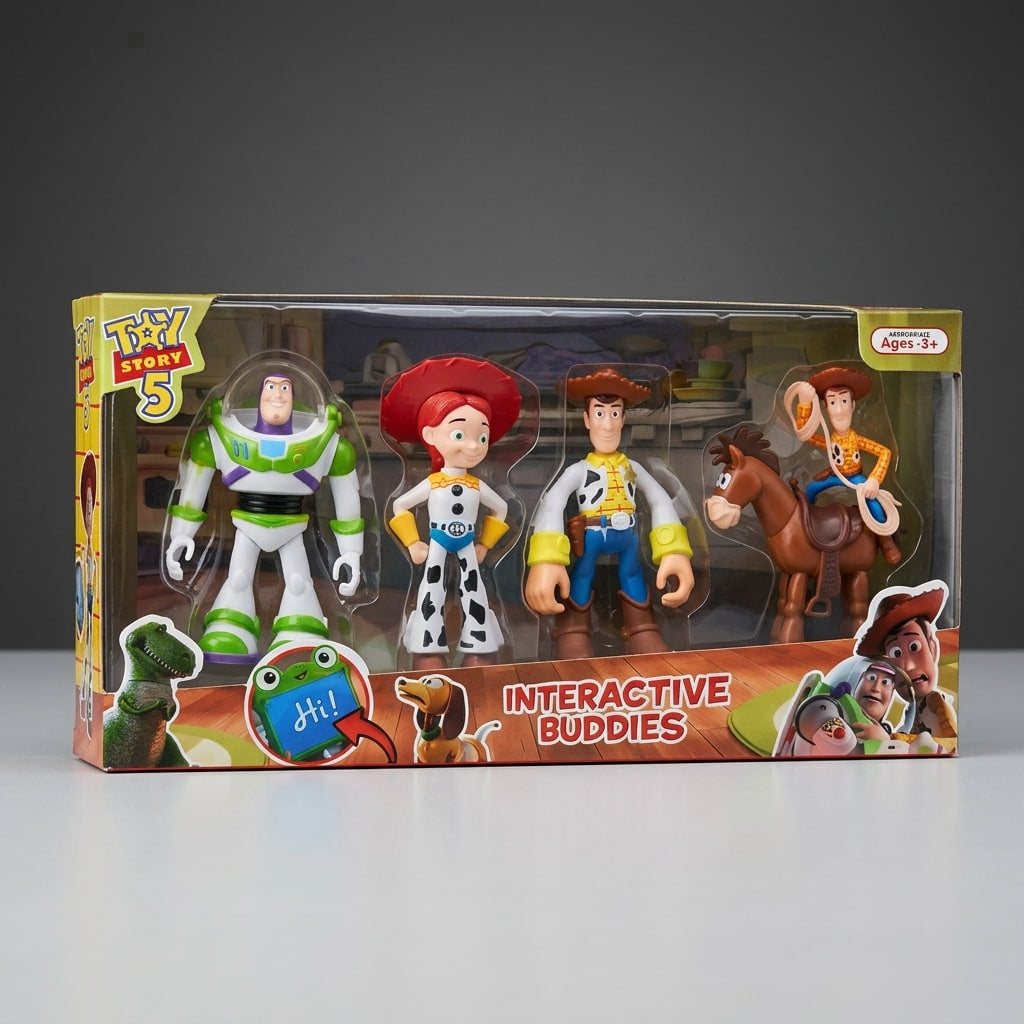Toy Story Interactive Buddies – Buzz, Woody, Jessie & Bullseye Set