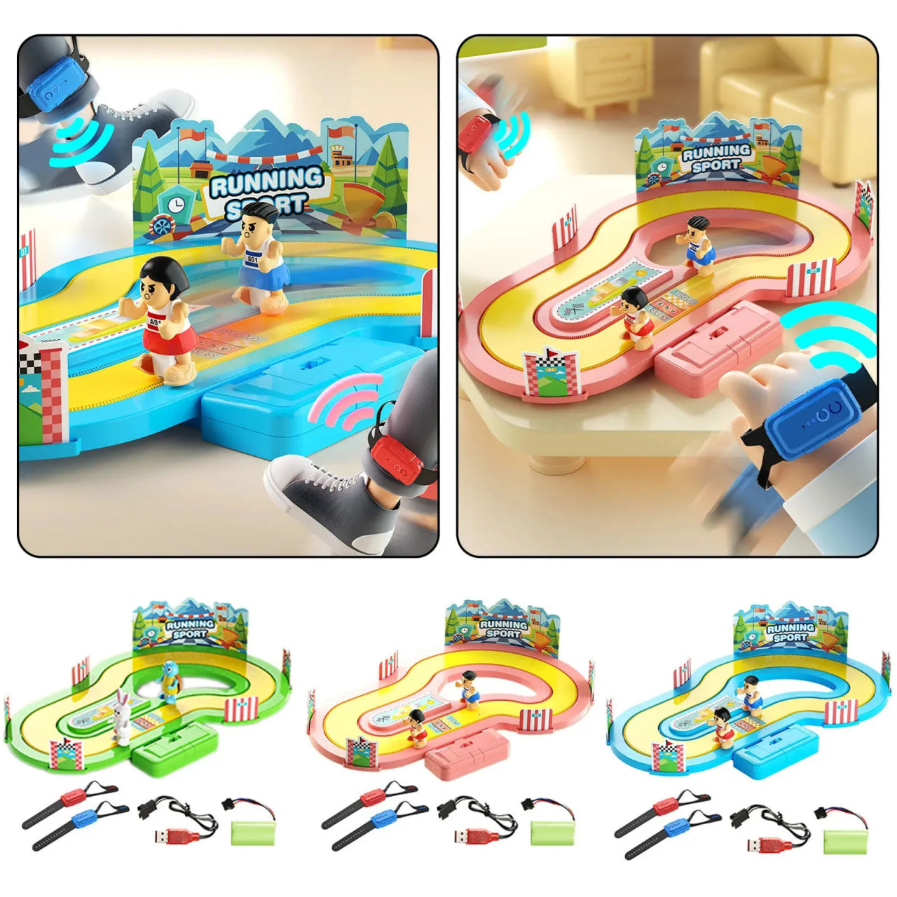Running Sport G003 – Gesture-Controlled 1V1 Racing Game