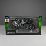 1:9 Kawasaki Ninja H2R – Die-Cast Motorcycle Model with Light & Sound