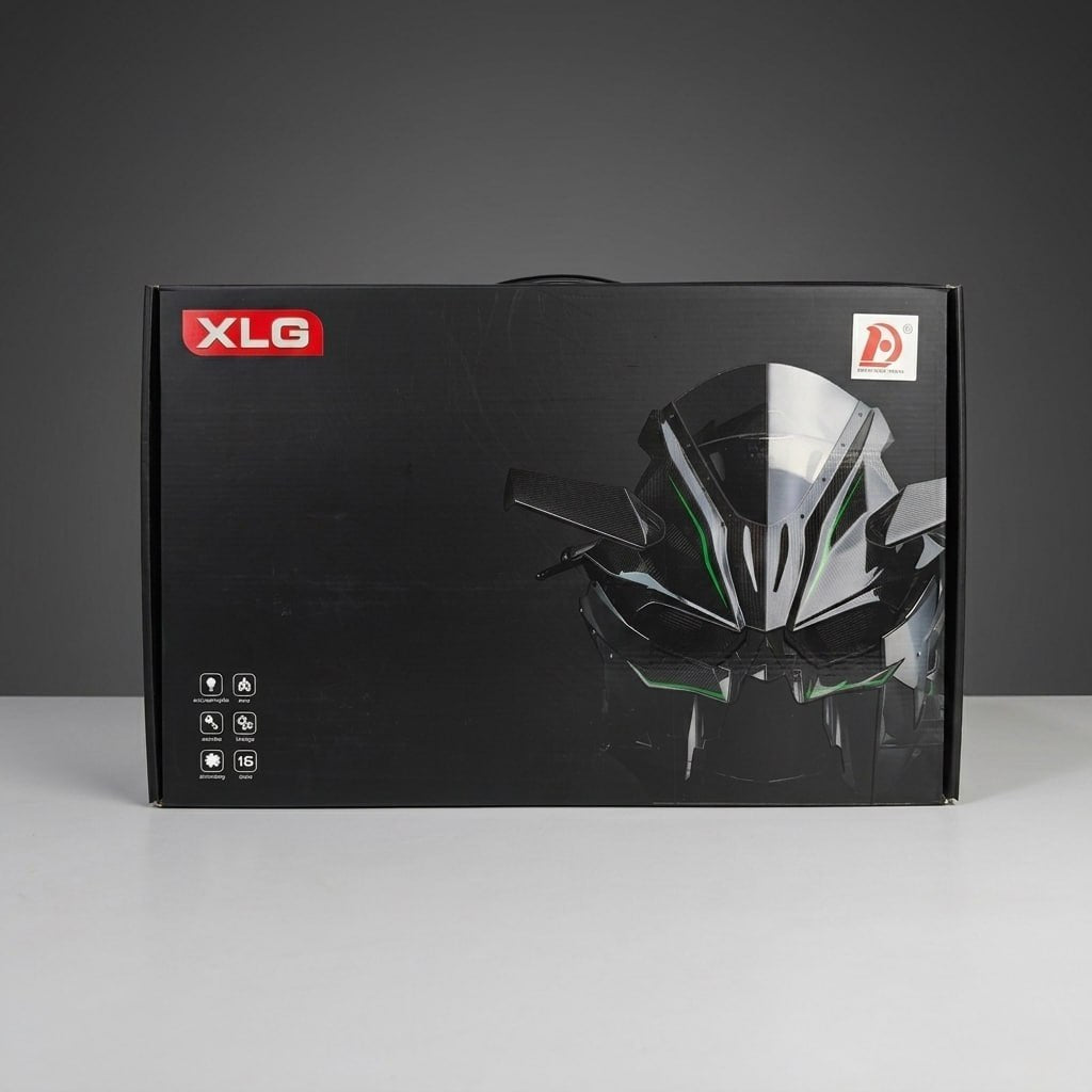 1:6 Kawasaki Ninja H2R XLG – Zinc Alloy Die-Cast Motorcycle Model with Light, Sound & Vapor Effects
