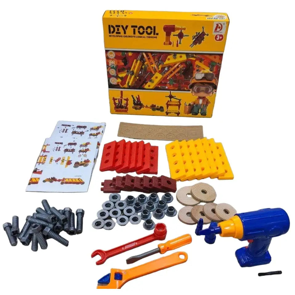 Kids DIY Engineering Tool Set – Building & Construction Toy