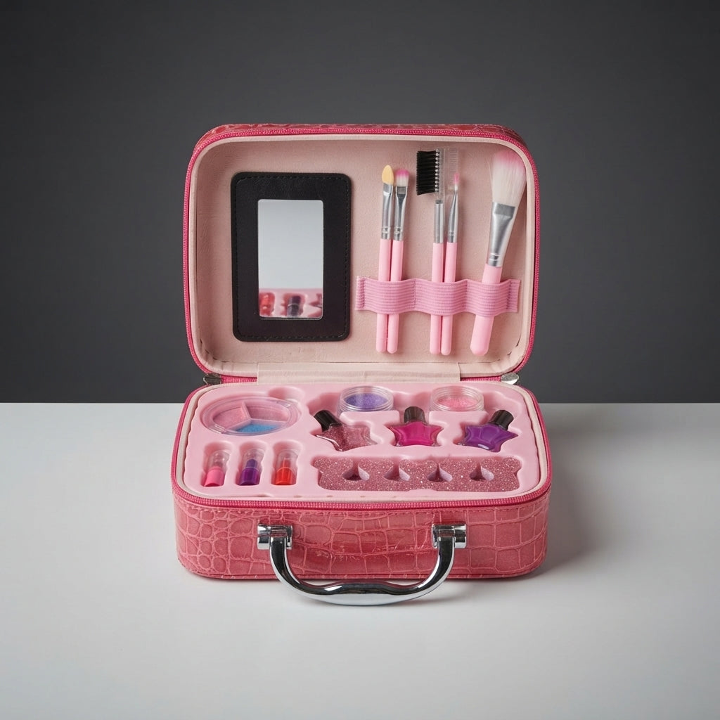 Barbie Makeup Set – Pretend Beauty Kit in Carry Case
