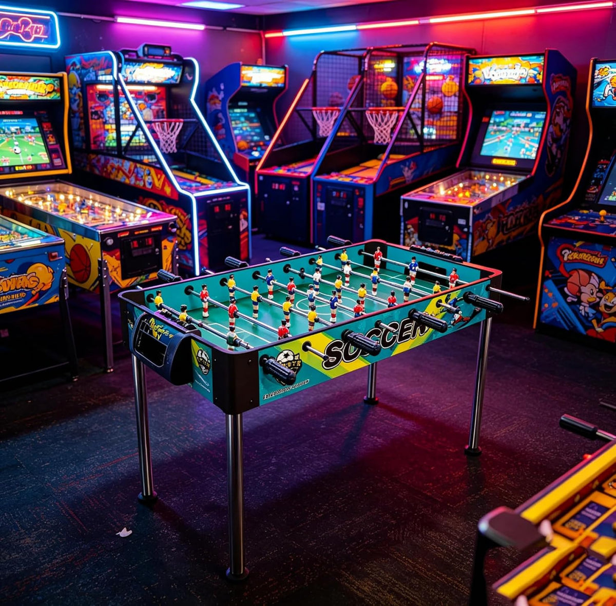 Next Store Interactive Foosball Table – Mini Soccer Game