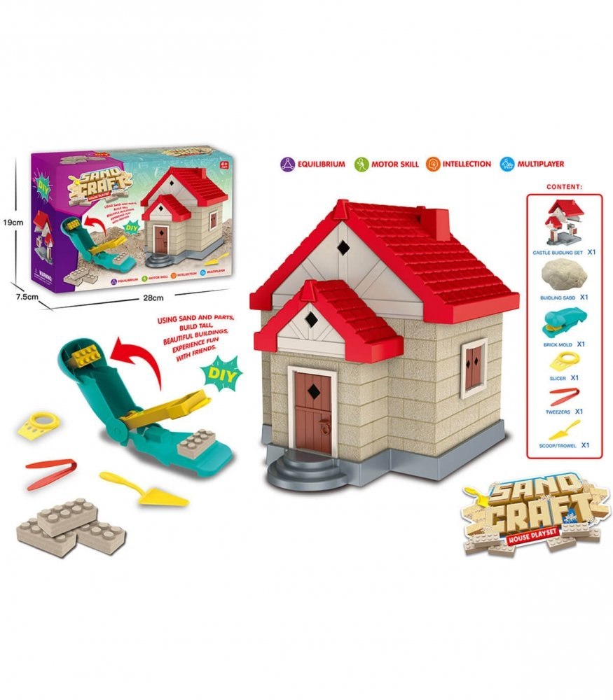 Sand Craft House Playset – Build Your Own Sand House