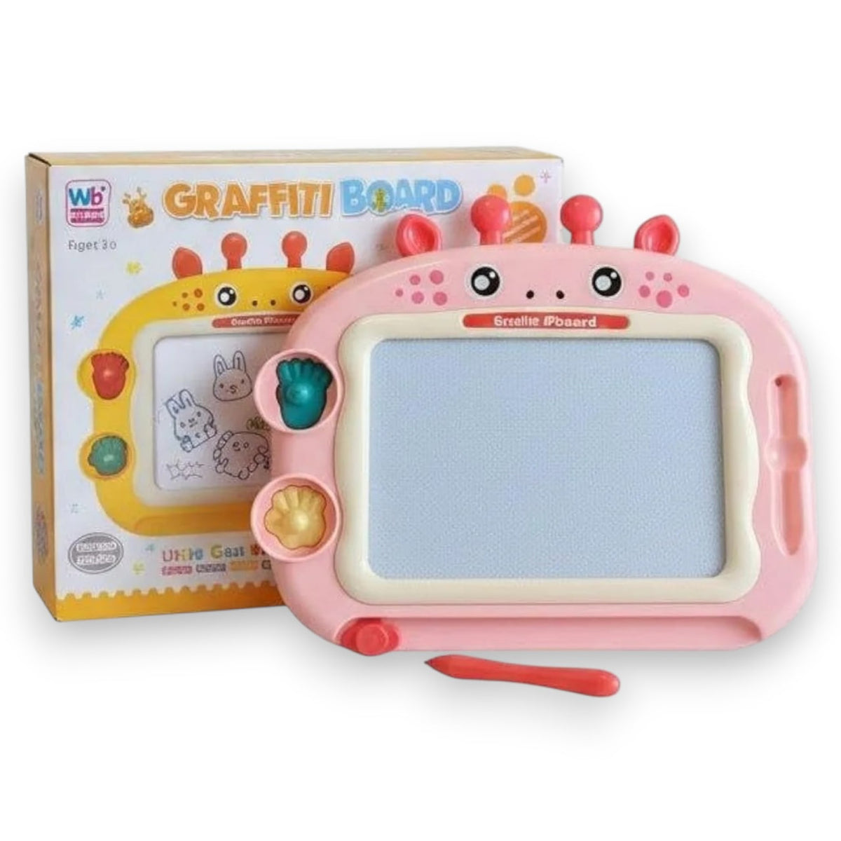 Magnetic Drawing Board for Kids – Giraffe Design
