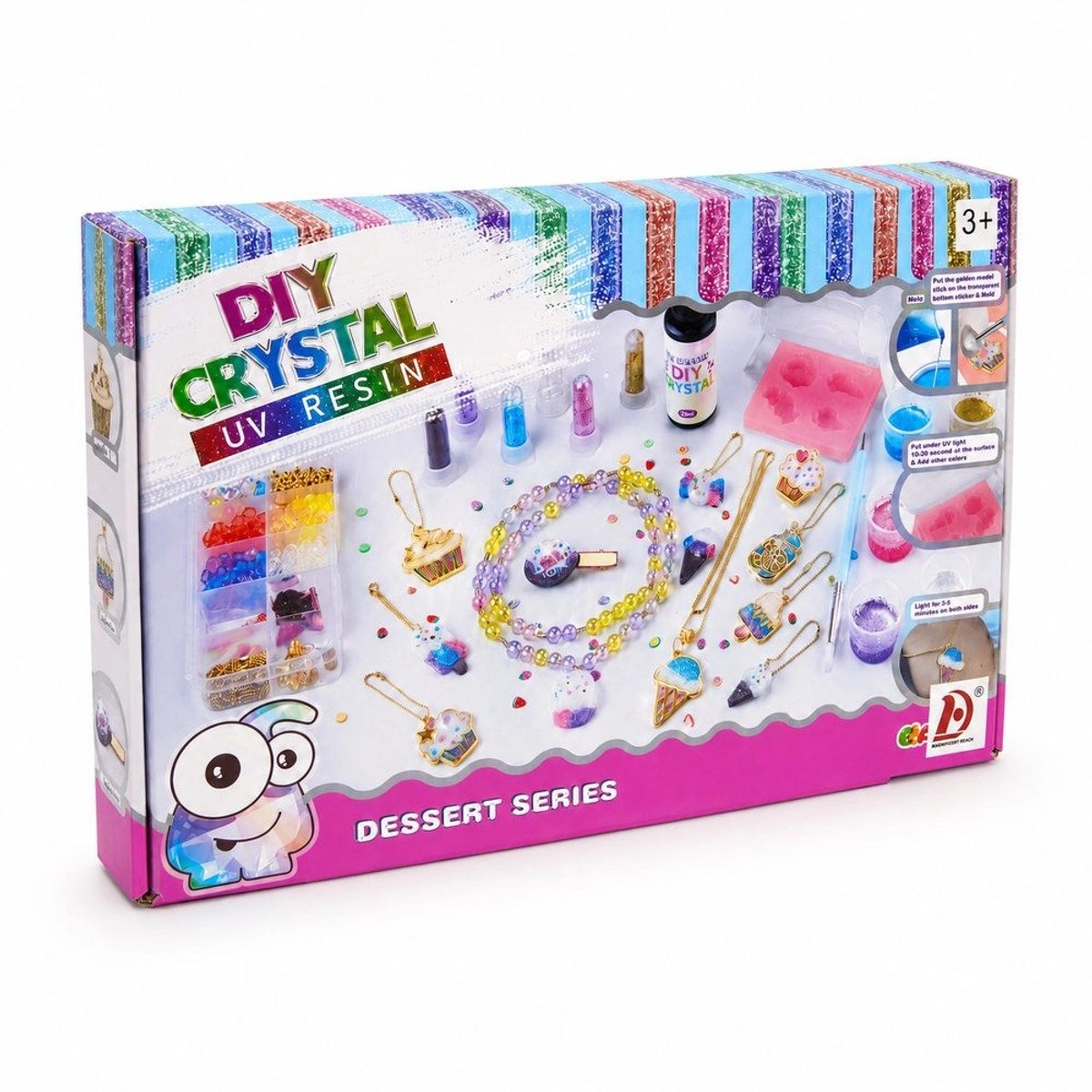 DIY Crystal UV Resin Jewelry Making Kit
