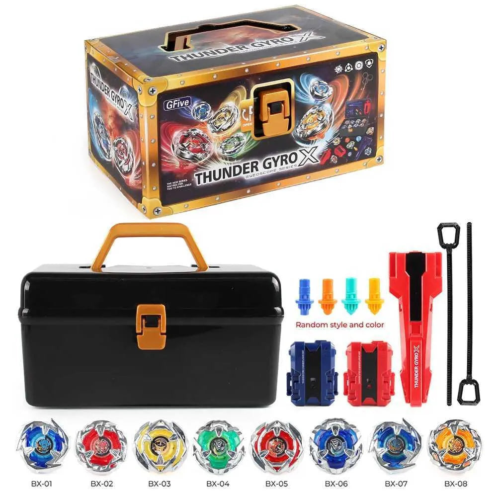 Thunder Gyro X Gyroscope Series – Battle Top Set with Storage Case