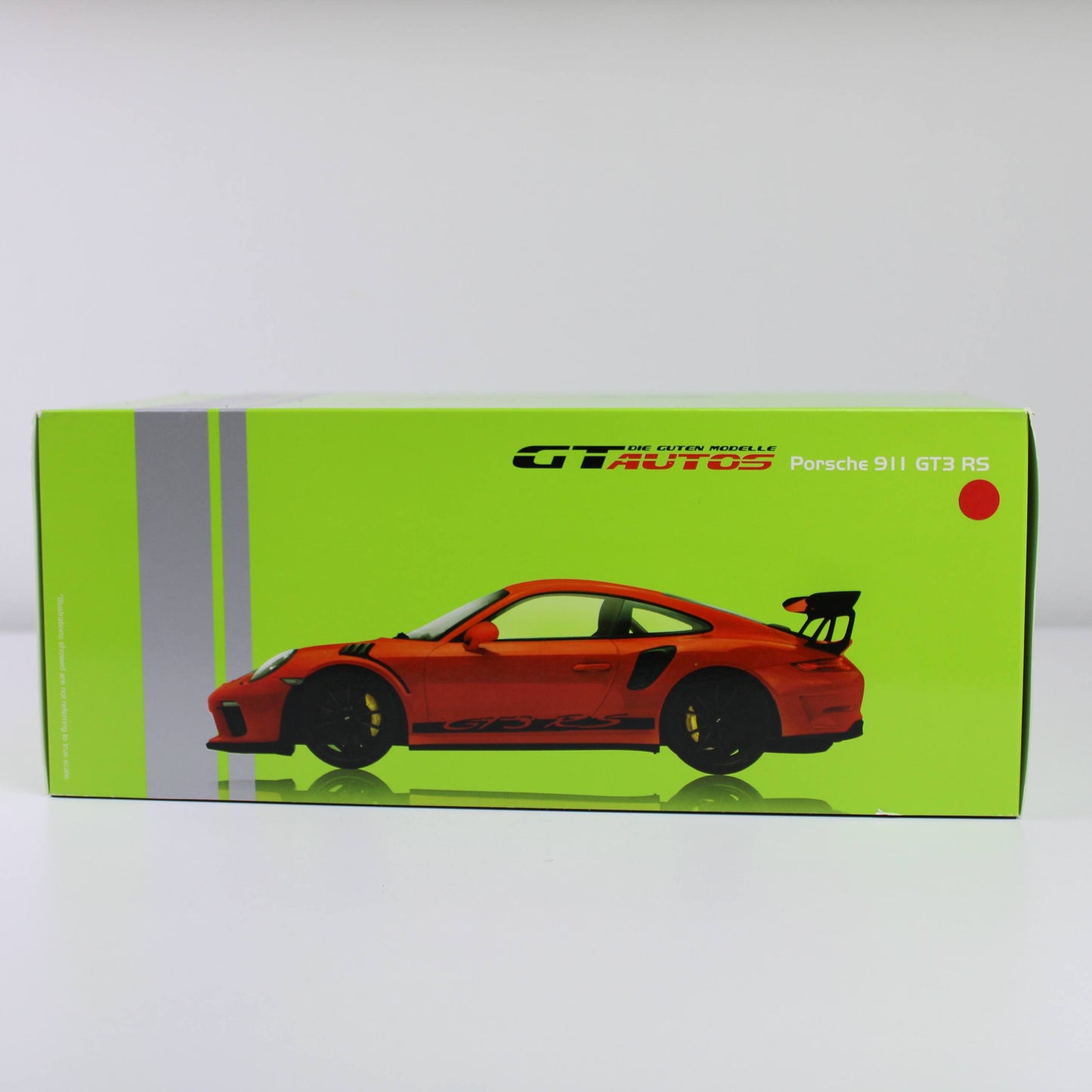 نموذج ويللي بورشه 911 GT3 RS المصبوب 1:18 - إصدار جي تي أوتوز (997)
