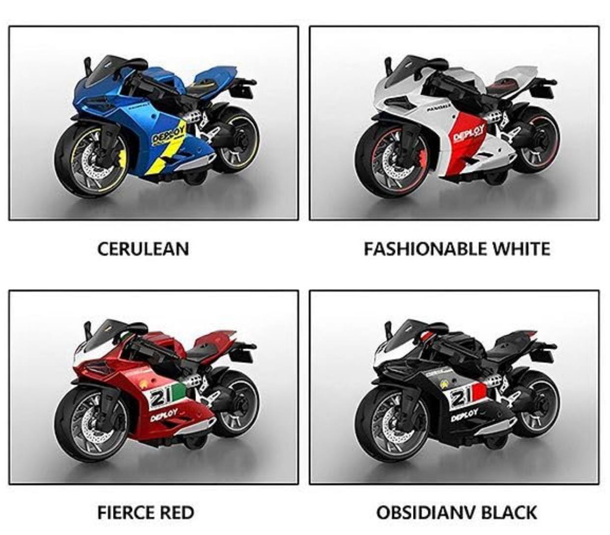 1:14 Scale Racing Motorcycle Model