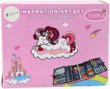 حافظة فنية معدنية فاخرة بثلاث طبقات للأطفال والكبار