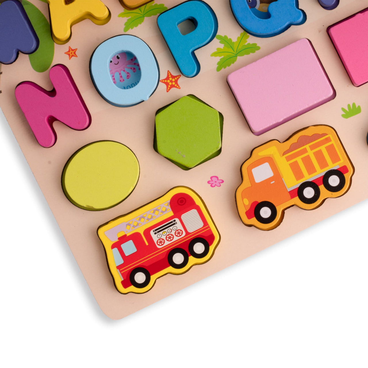 6-in-1 Montessori Wooden Educational Board