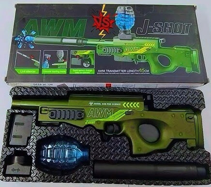AWM Gel Blaster — أوتوماتيكي، قمع كبير 