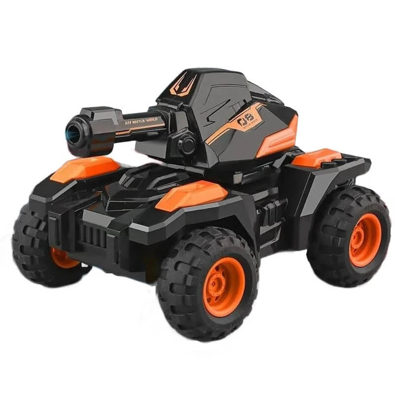 RC Water Bomb Tank — 180° Rotating Turret, Rechargeable