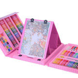 208-Piece Complete Art Set — Double-Sided Stand