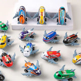 Pull-Back Toy Planes — 15-Piece Set with Storage Jar
