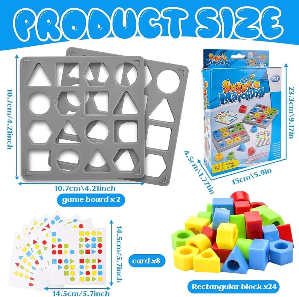 Shape Matching Game — Fun & Educational for 2 Players