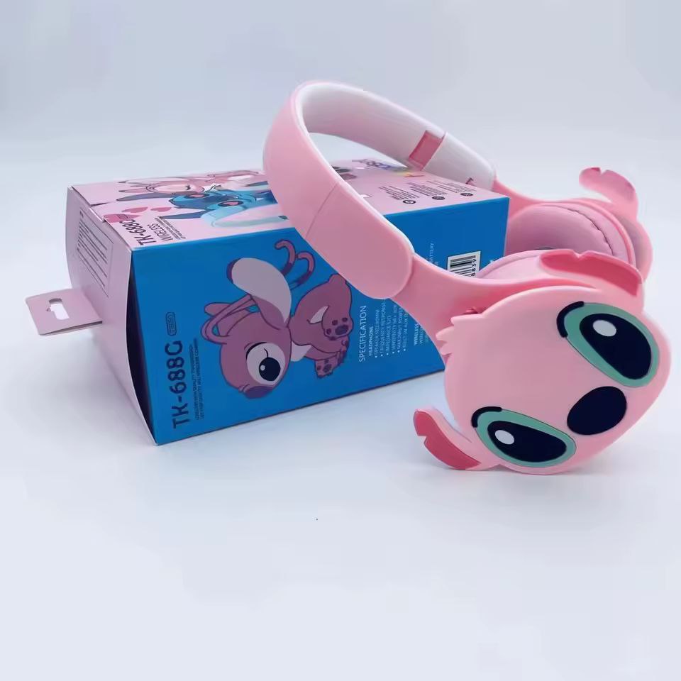 Stitch Wireless Headphones – Cute Design, Clear Sound
