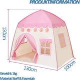 ABHABJOY Kids Play Tent for Girls – Large Indoor Tent