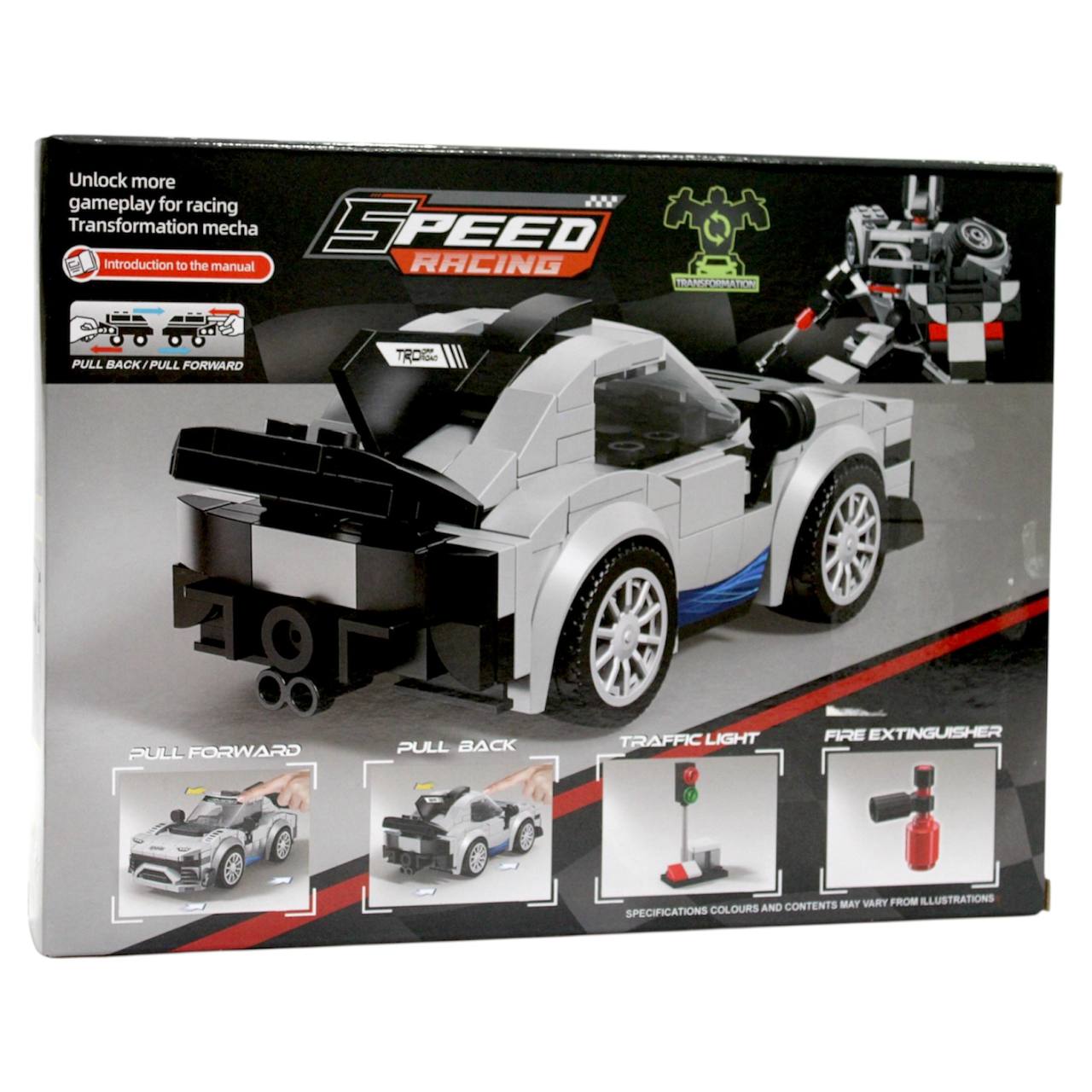 ليجو سيارة سباق SPEED RACING – 2 في 1 | 207 قطعة | سيارة تتحول إلى روبوت