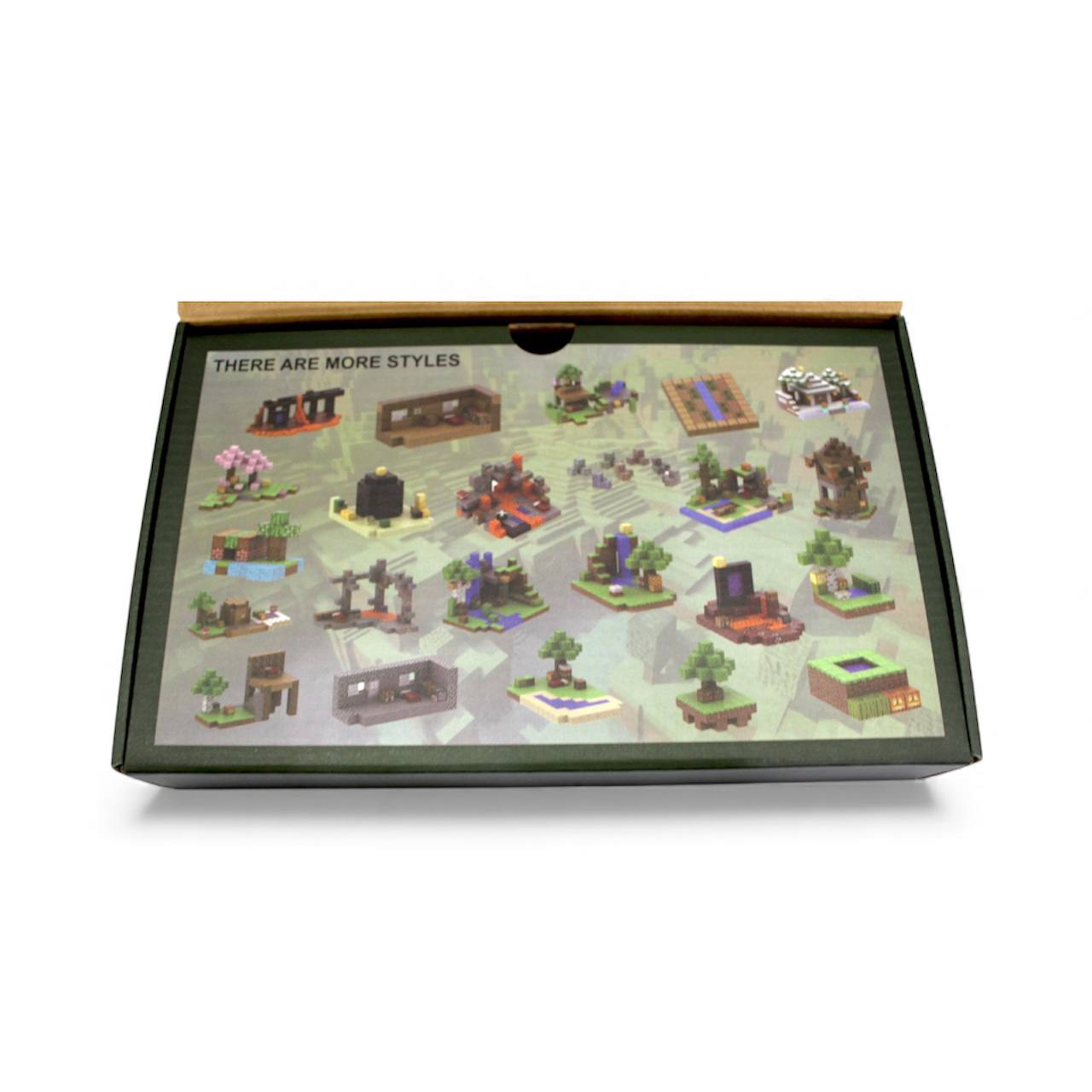 Build World Magnetic Minecraft Blocks Set (100 Pieces)