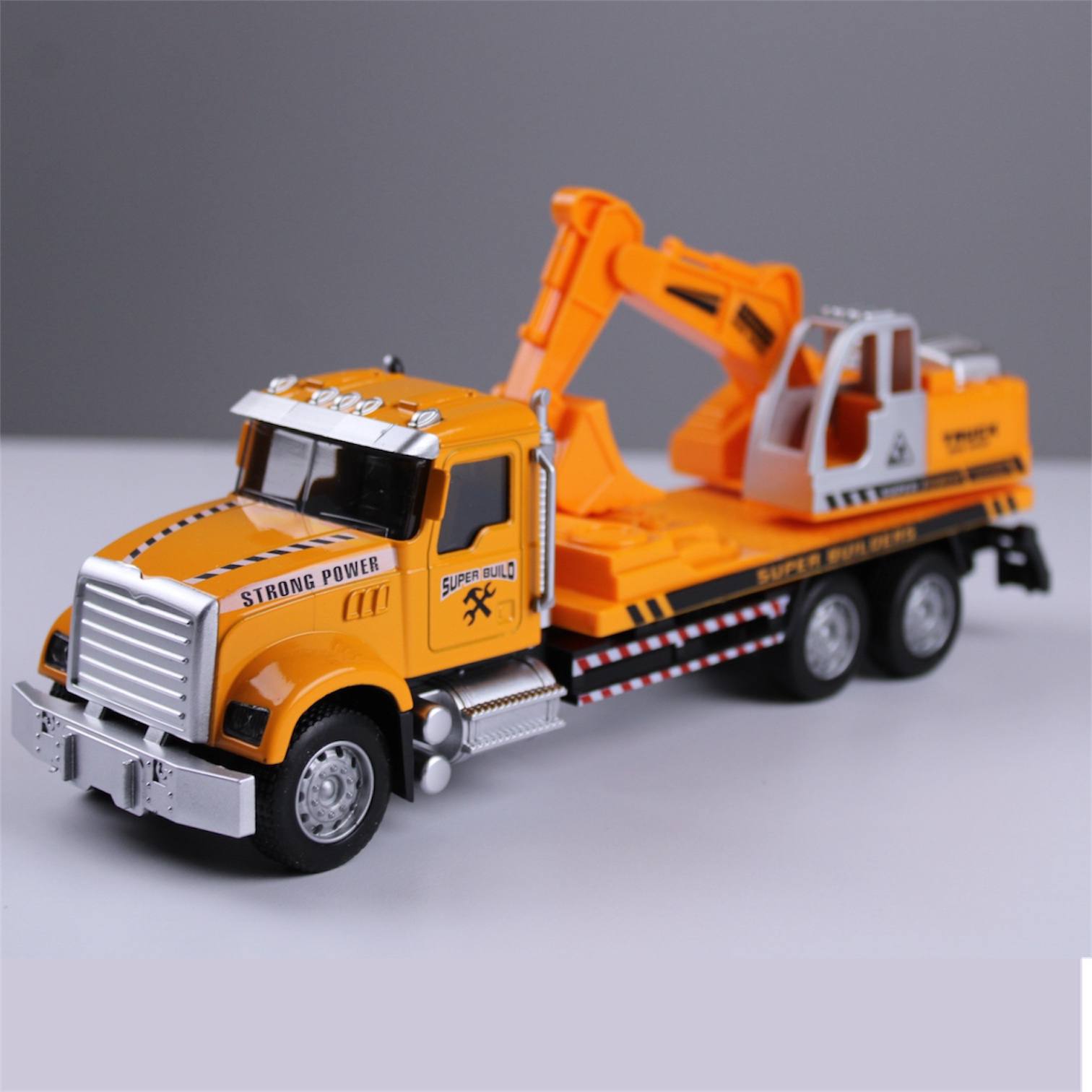 Excavator Transport Truck – 1:28 Scale