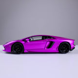 Lamborghini Aventador Coupé Die-Cast Model – Purple