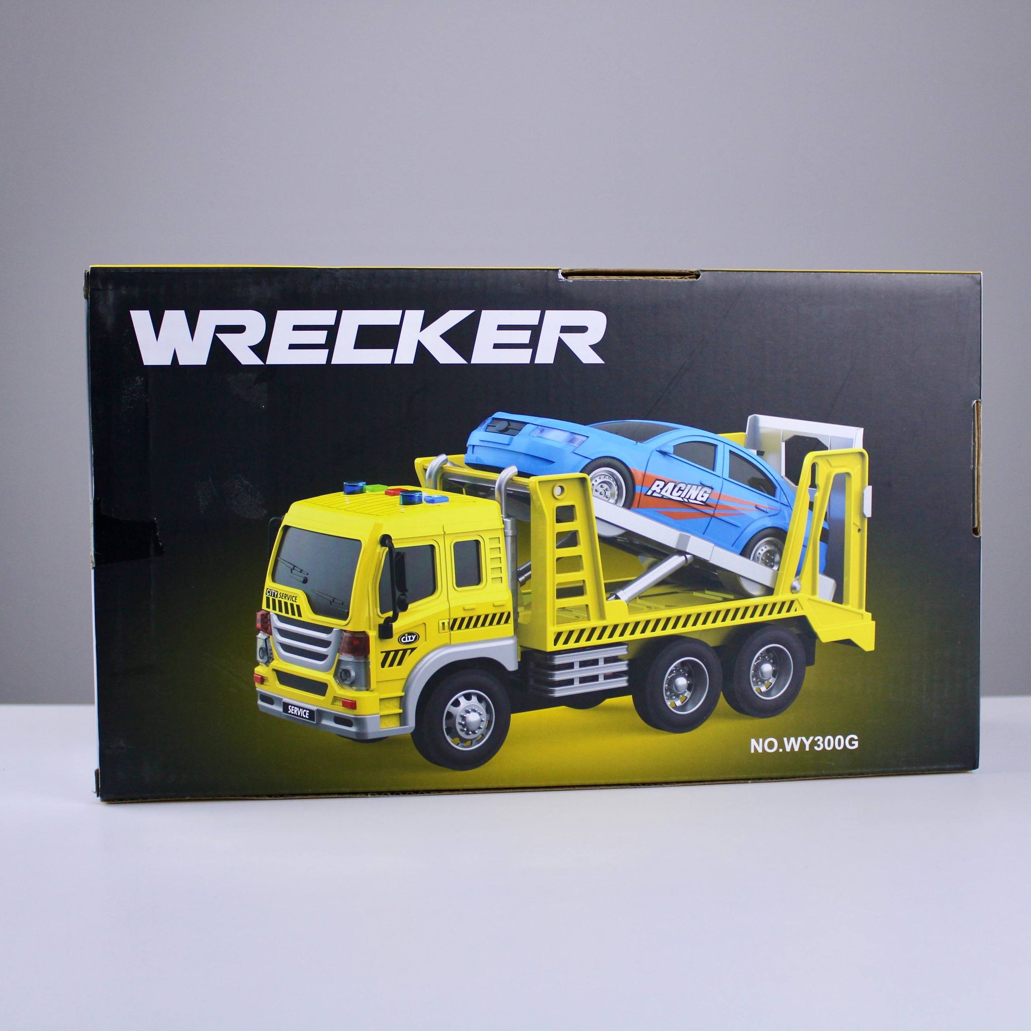 Wrecker Express Yellow Tow Truck – Scale 1:16