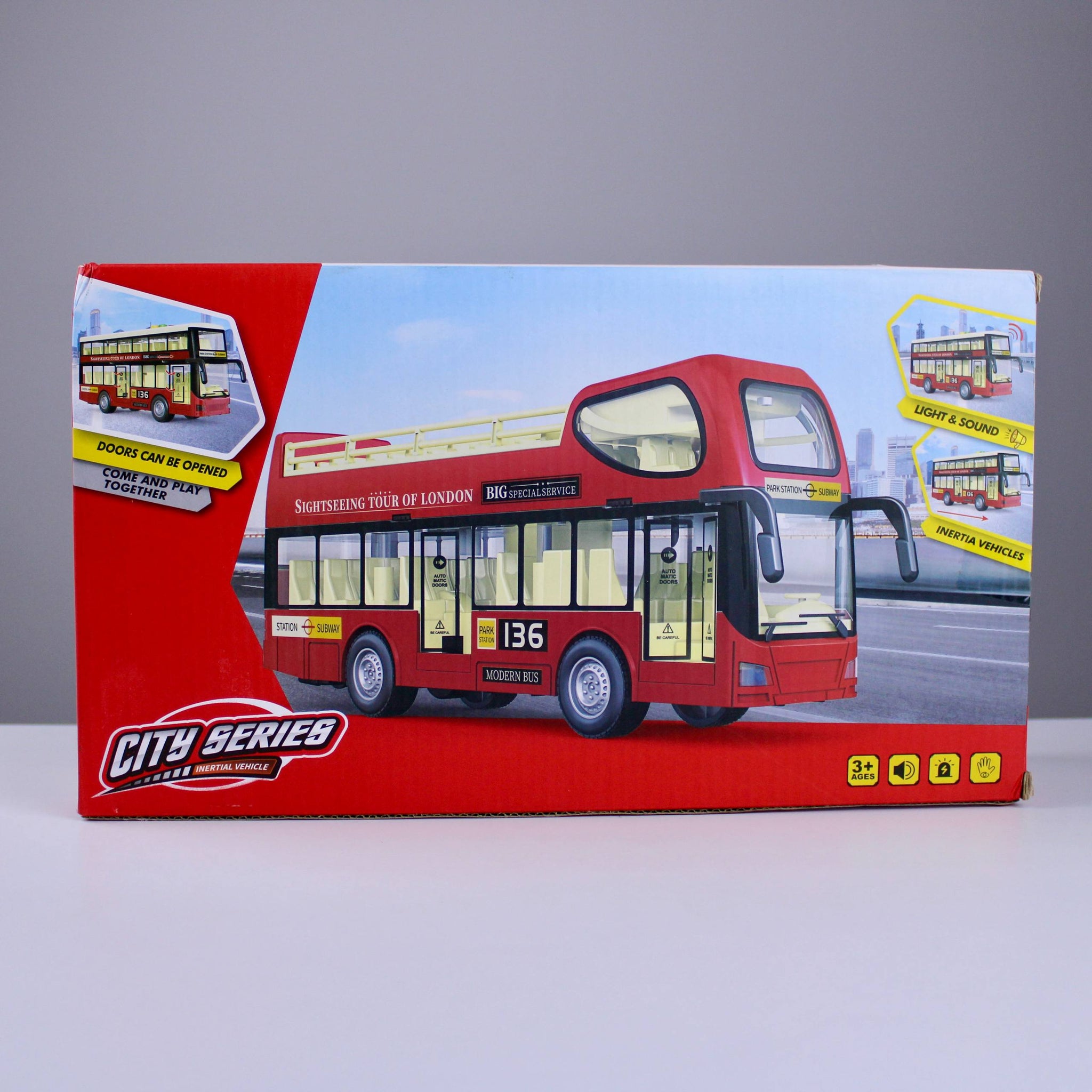 City Series Modern Double-Decker Bus